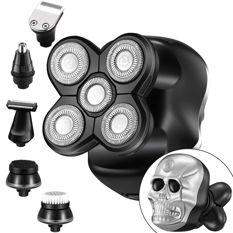 6-in-1 Rechargeable Electric Razor & Grooming Kit