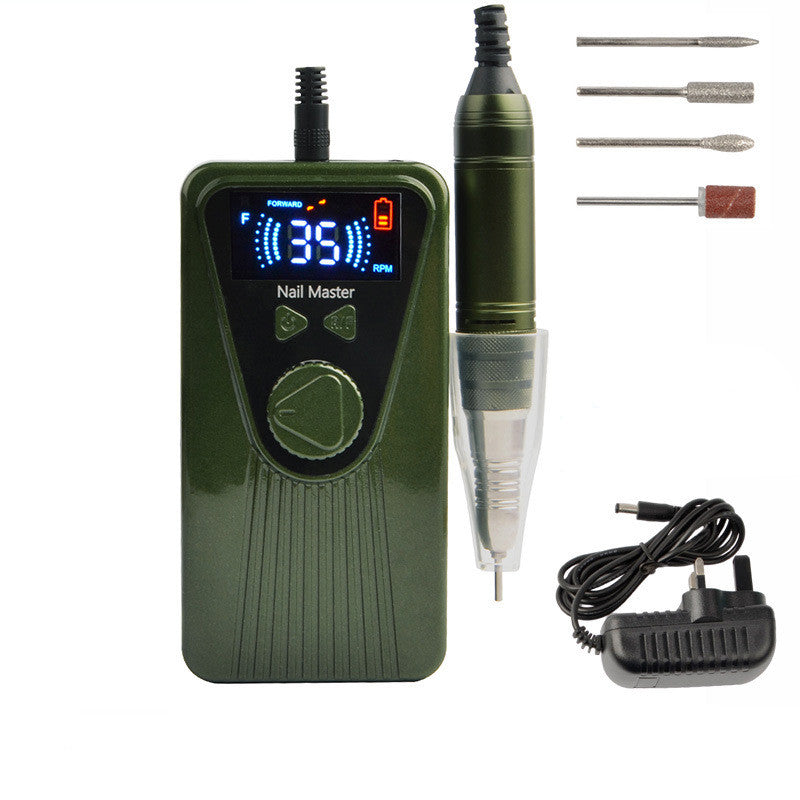 Rechargeable Electric Nail Polisher - 30W, 35000RPM, 4.5H Battery