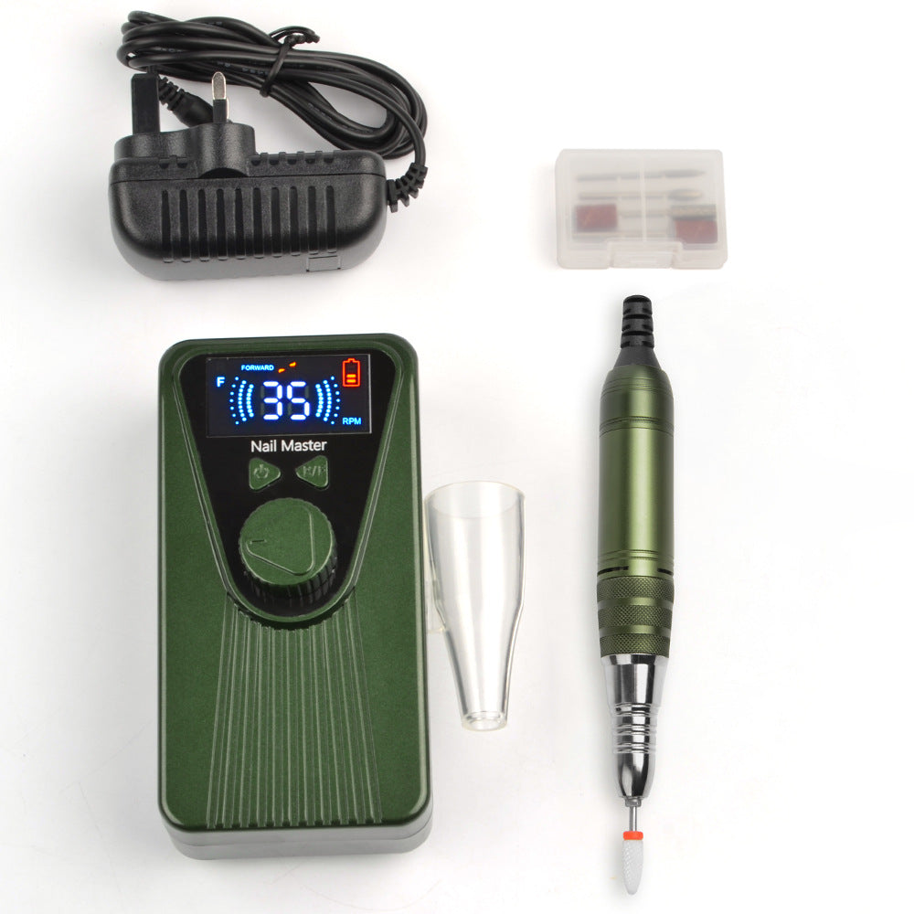 Rechargeable Electric Nail Polisher - 30W, 35000RPM, 4.5H Battery