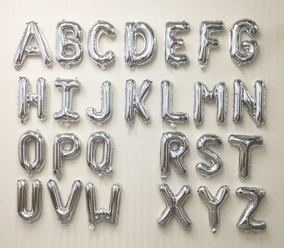 16-Inch Alphabet Aluminum Balloon for Birthday Party Decorations