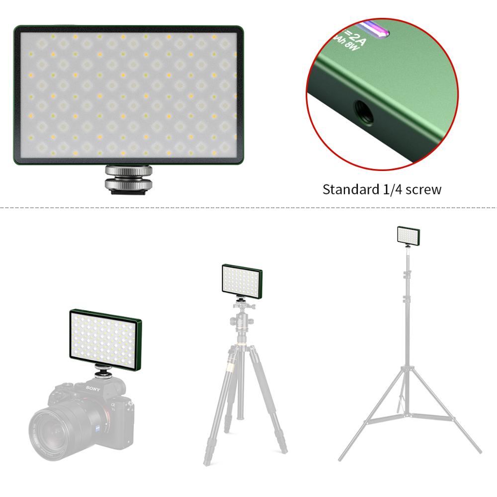 Full Color Pocket Photography Fill Light with Battery for Camera & Studio Use