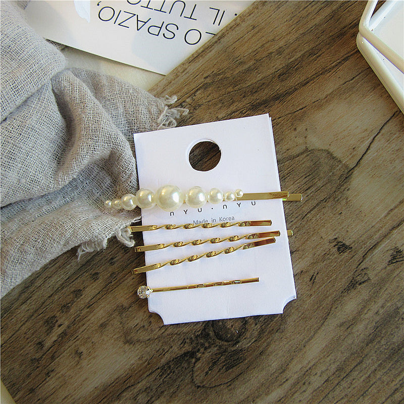 Pearl Hairpin Set Japanese Style Hair Accessories for Women - Multiple Variants