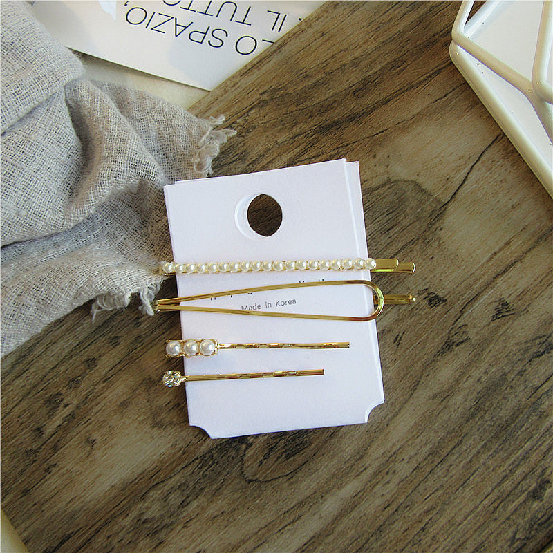 Pearl Hairpin Set Japanese Style Hair Accessories for Women - Multiple Variants