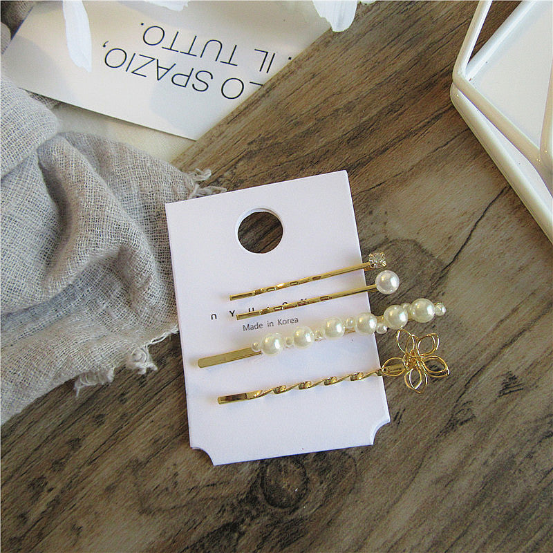 Pearl Hairpin Set Japanese Style Hair Accessories for Women - Multiple Variants