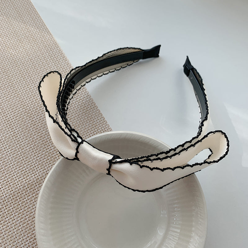 Simple Bow Hairpin Hair Accessory - Handmade Cloth Style for Women