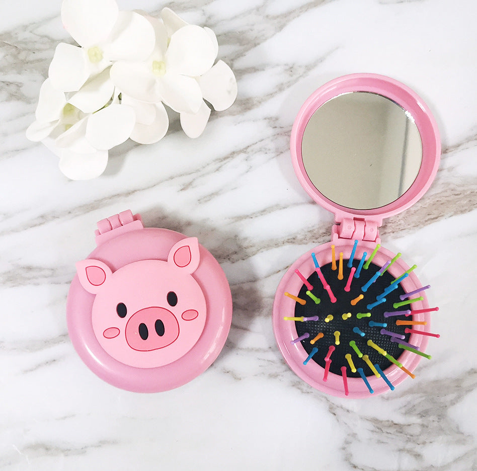 Unicorn Cartoon Animal Pattern Plastic Comb for Hair & Pet Grooming