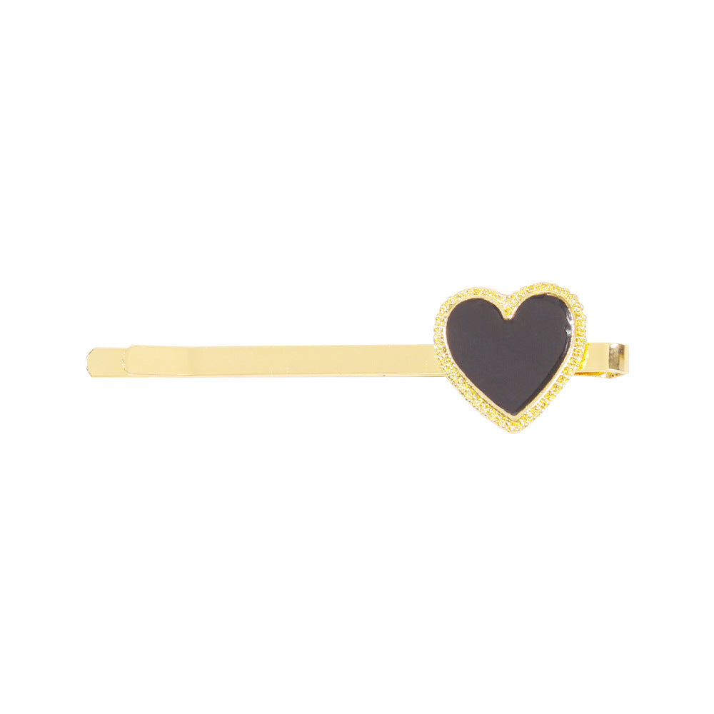 Fashion Hairpin Hair Accessory with Alloy Drop Oil Design for Women
