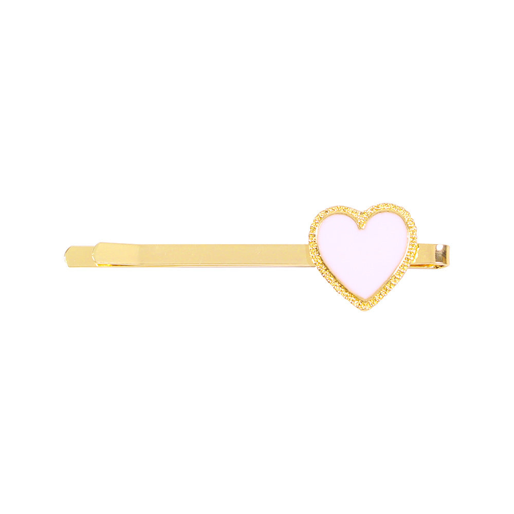 Fashion Hairpin Hair Accessory with Alloy Drop Oil Design for Women