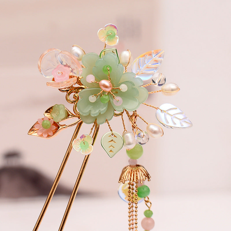 Handmade Vintage Flower Hairpin Headdress