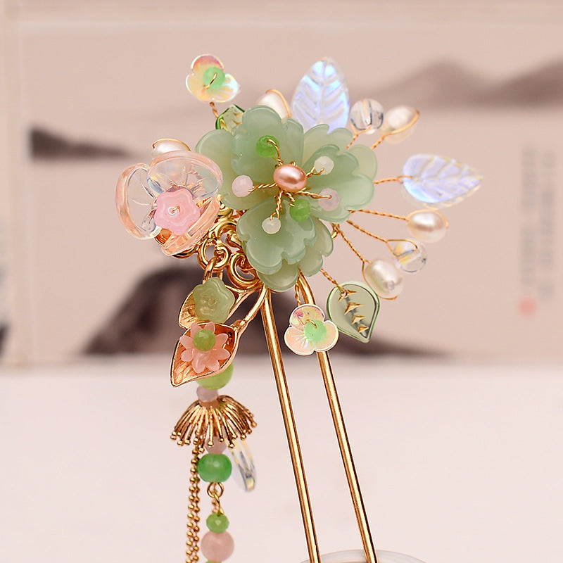 Handmade Vintage Flower Hairpin Headdress