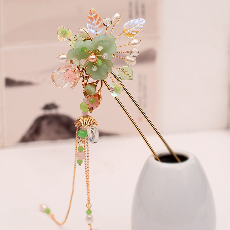 Handmade Vintage Flower Hairpin Headdress