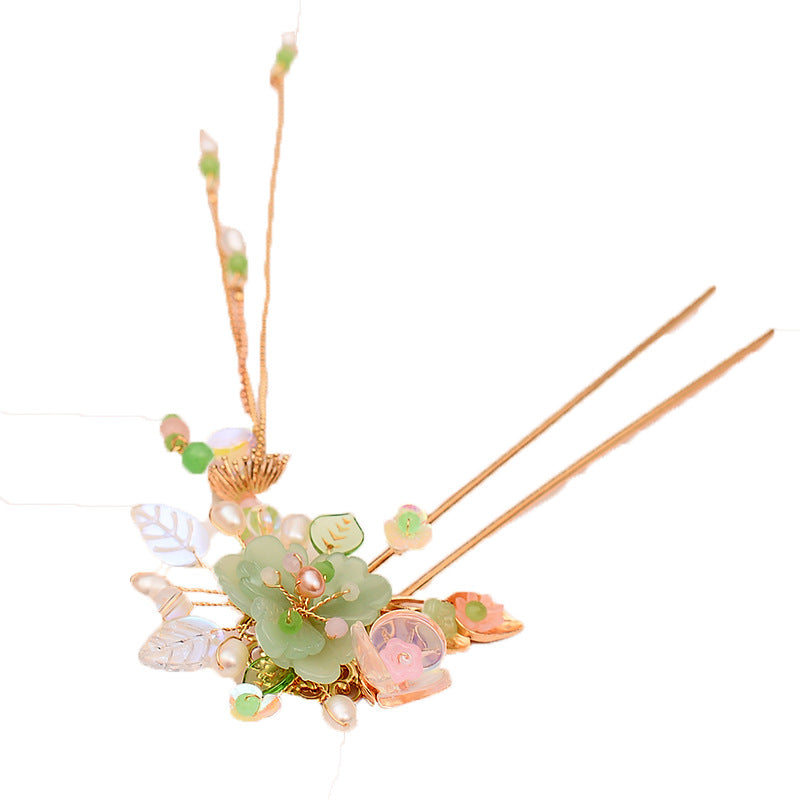 Handmade Vintage Flower Hairpin Headdress