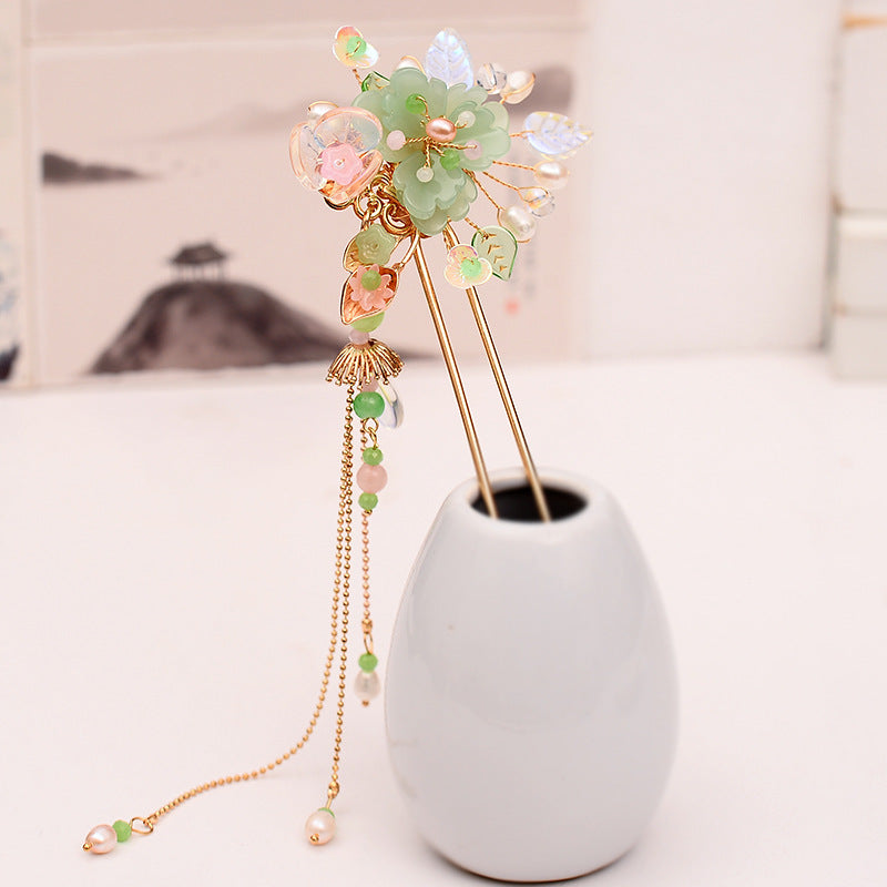 Handmade Vintage Flower Hairpin Headdress