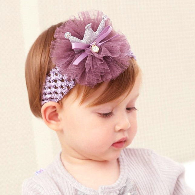 Baby Girl Crown Headband - 3-36 Months