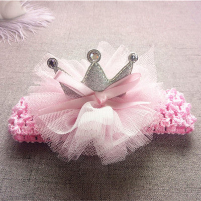 Baby Girl Crown Headband - 3-36 Months