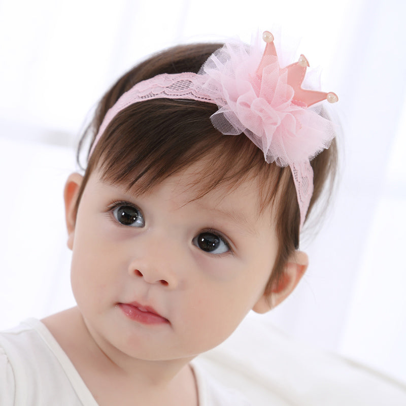 Baby Girl Crown Headband - 3-36 Months