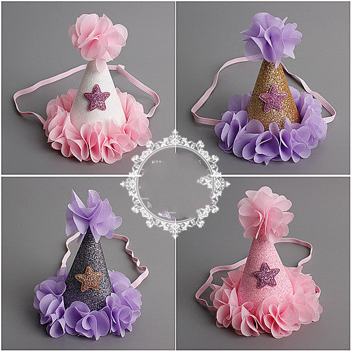 Children's Birthday Hat Headband Gift Hair Accessories for Kids