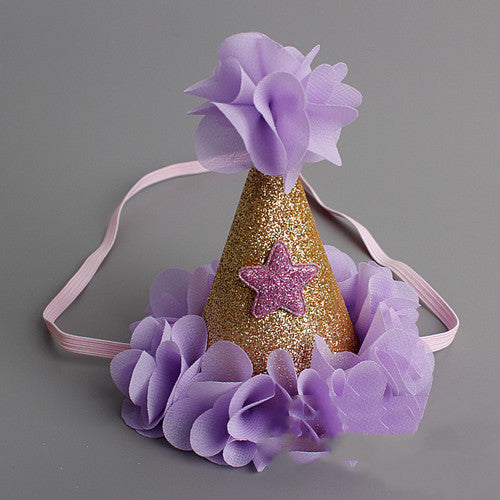Children's Birthday Hat Headband Gift Hair Accessories for Kids