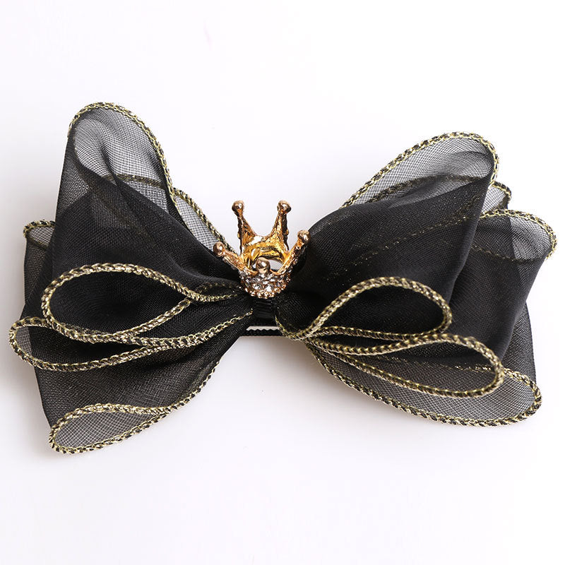Organza Crown Hairpin Clip for Children