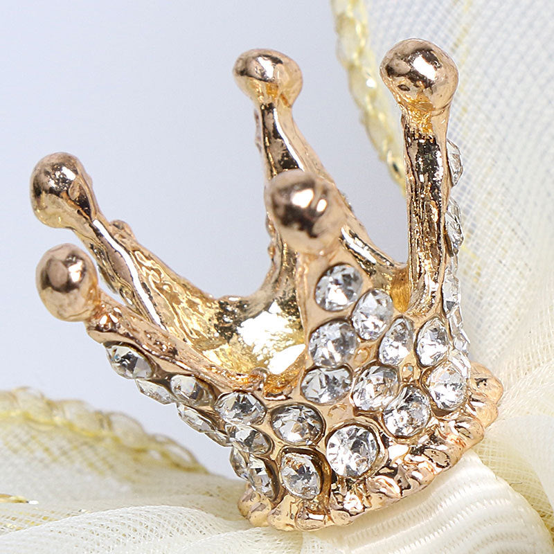 Organza Crown Hairpin Clip for Children