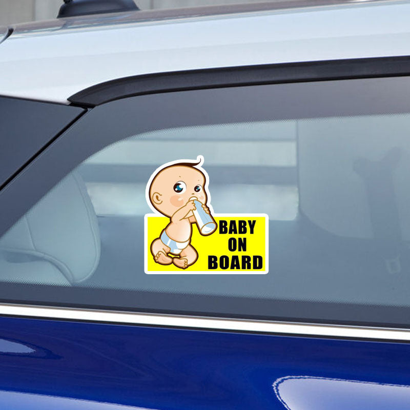 Reflective Warning Car Sticker for Baby Safety - Color D