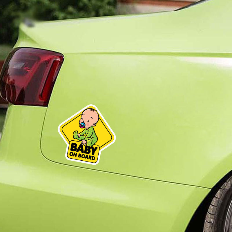 Reflective Warning Car Sticker for Baby Safety - Color D