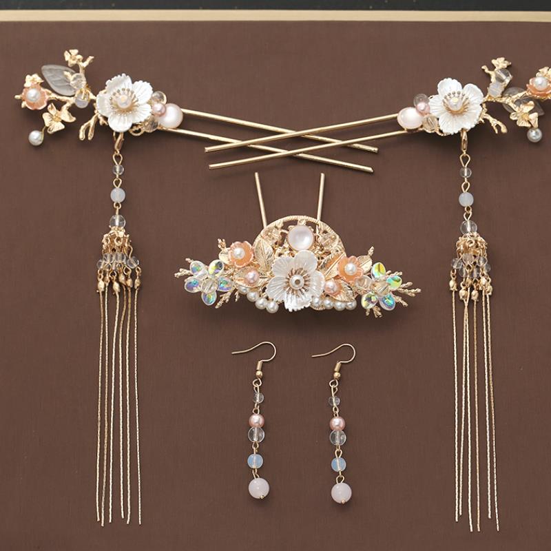 Elegant Tassel Hairpin Set for Women - Princess Head Jewelry, Multiple Styles