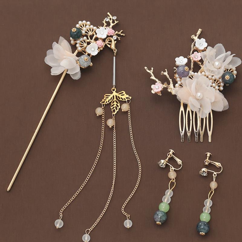 Elegant Tassel Hairpin Set for Women - Princess Head Jewelry, Multiple Styles