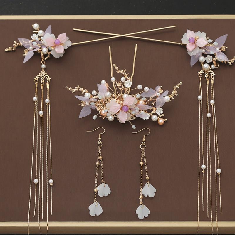 Elegant Tassel Hairpin Set for Women - Princess Head Jewelry, Multiple Styles