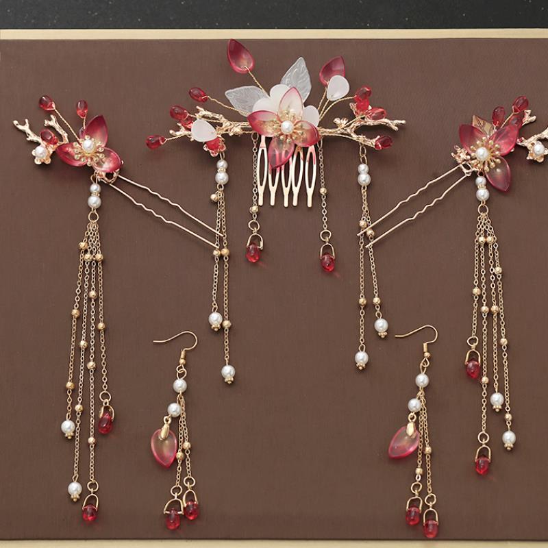 Elegant Tassel Hairpin Set for Women - Princess Head Jewelry, Multiple Styles