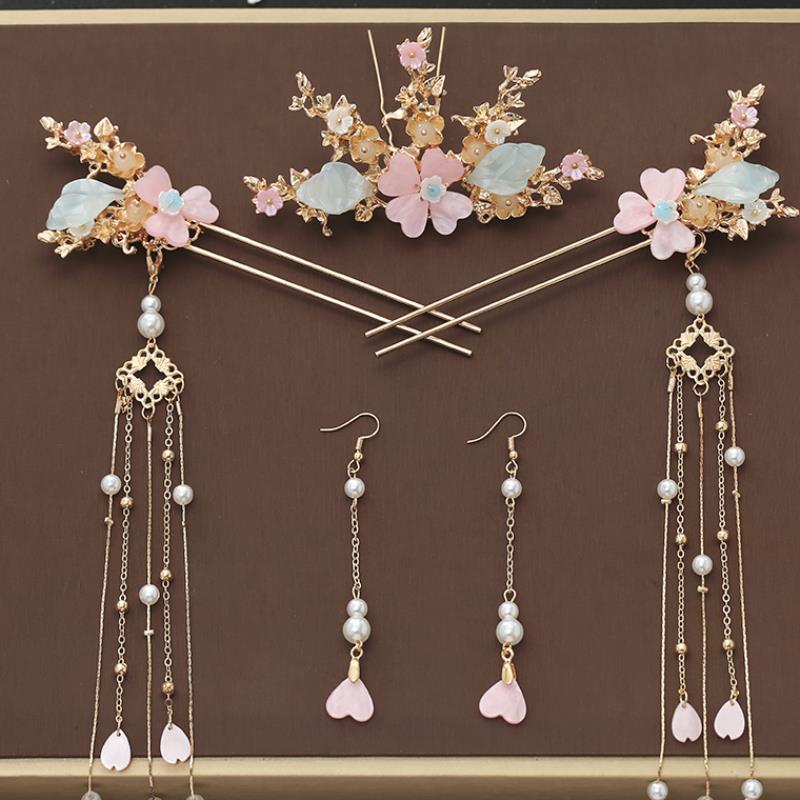 Elegant Tassel Hairpin Set for Women - Princess Head Jewelry, Multiple Styles