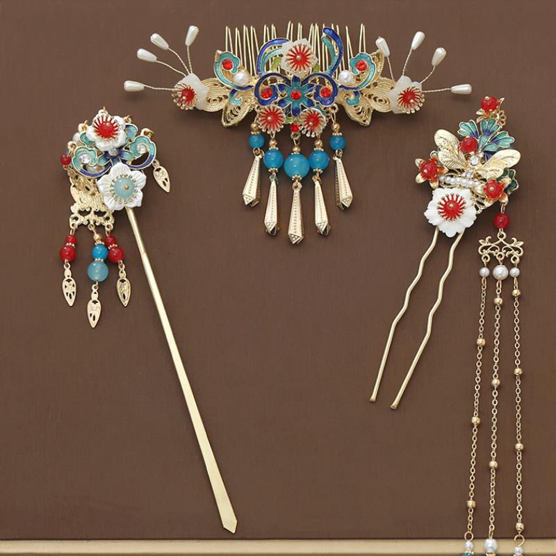 Elegant Tassel Hairpin Set for Women - Princess Head Jewelry, Multiple Styles