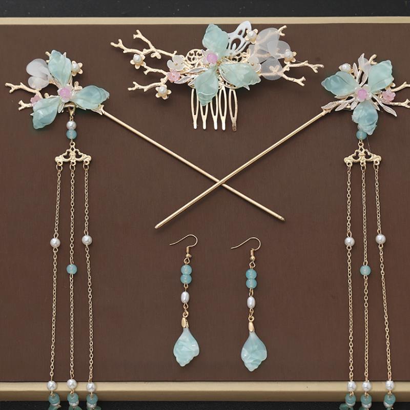Elegant Tassel Hairpin Set for Women - Princess Head Jewelry, Multiple Styles