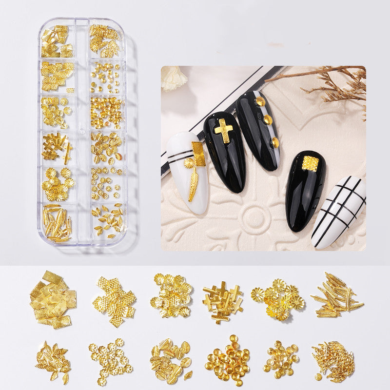 Diamond Rhinestone Butterfly Nail Stickers Set - Pearl & Shell Pieces for Nail Art