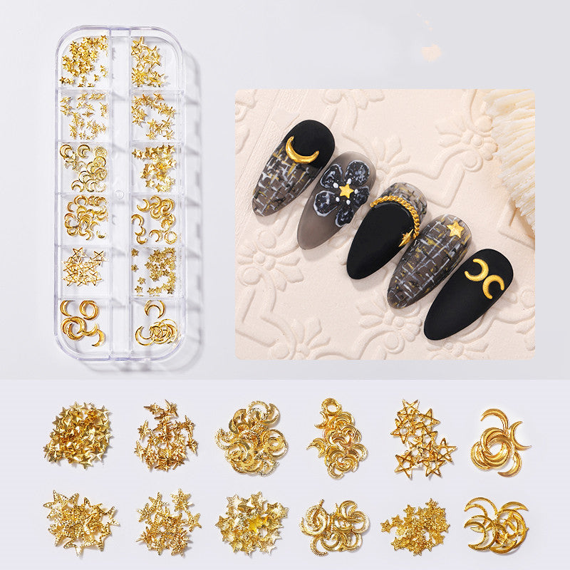 Diamond Rhinestone Butterfly Nail Stickers Set - Pearl & Shell Pieces for Nail Art