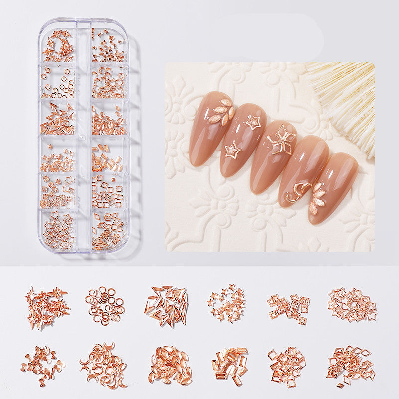 Diamond Rhinestone Butterfly Nail Stickers Set - Pearl & Shell Pieces for Nail Art