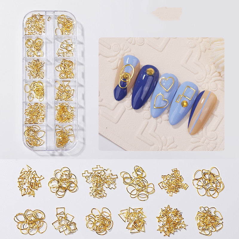 Diamond Rhinestone Butterfly Nail Stickers Set - Pearl & Shell Pieces for Nail Art