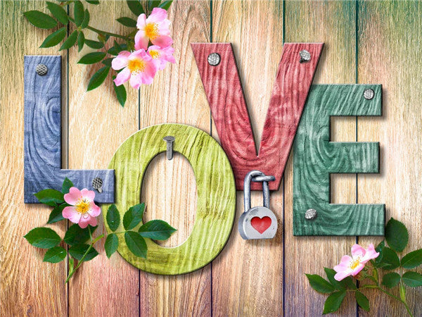 DIY Creative Peach Heart Diamond Embroidery Kit - Home & Garden Crafts