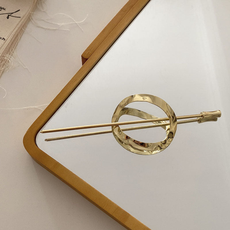 Metal Hairpin Jewelry Hair Accessory Korean Style Geometric Hair Clip
