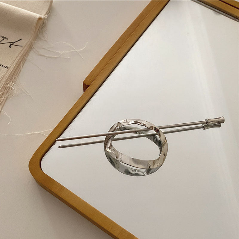 Metal Hairpin Jewelry Hair Accessory Korean Style Geometric Hair Clip