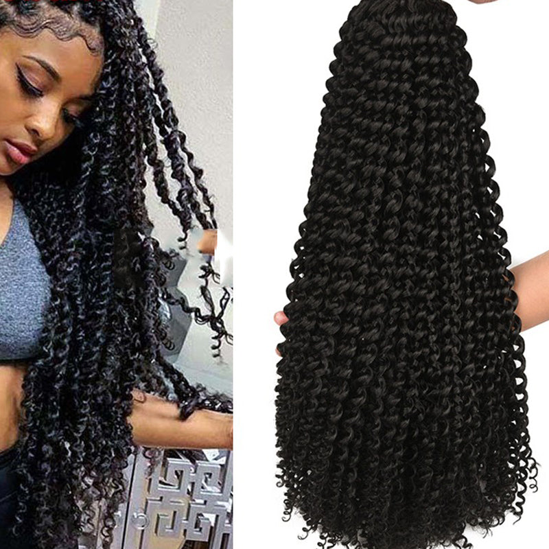 Passion Twist Crochet Hair Extensions 18-Inch Spring Twist Braids