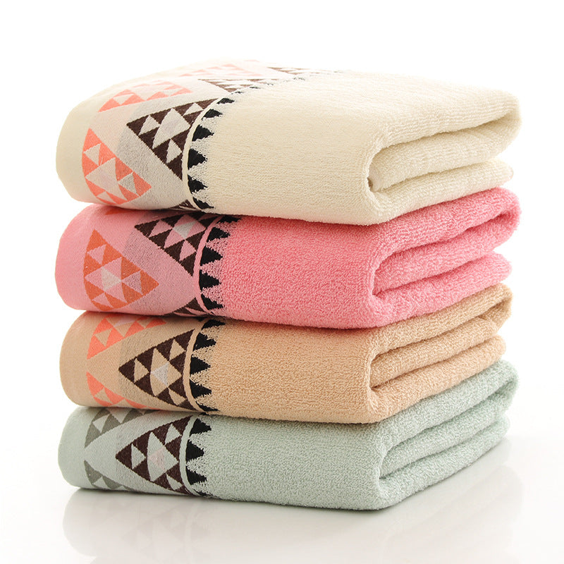 Cotton Face Towel Set - Soft Household Bath Towels for Home Use