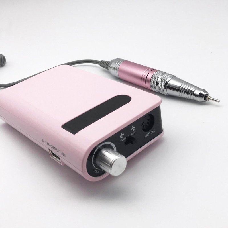 Cordless Nail Polisher with Charging - Pink
