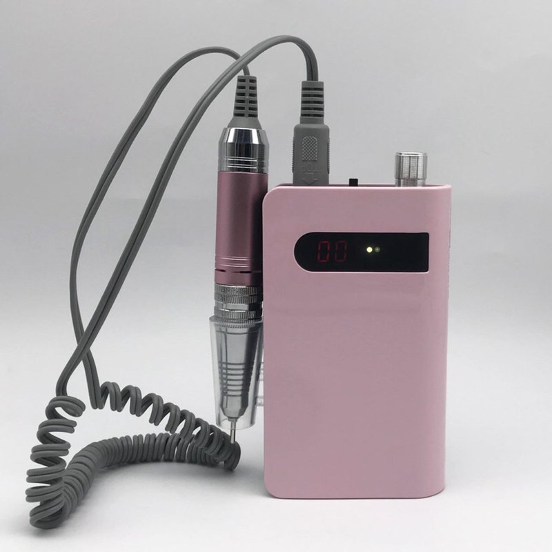 Cordless Nail Polisher with Charging - Pink