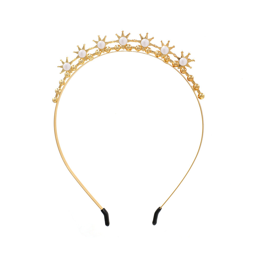 Pearl & Diamond Inlaid Headband