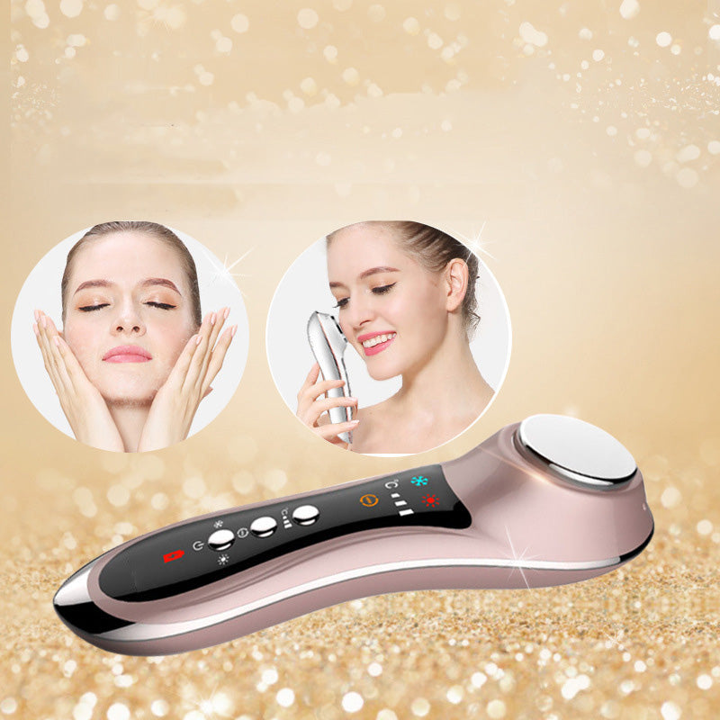 Negative Ion Hot and Cold Skin Rejuvenation Device for Face and Body