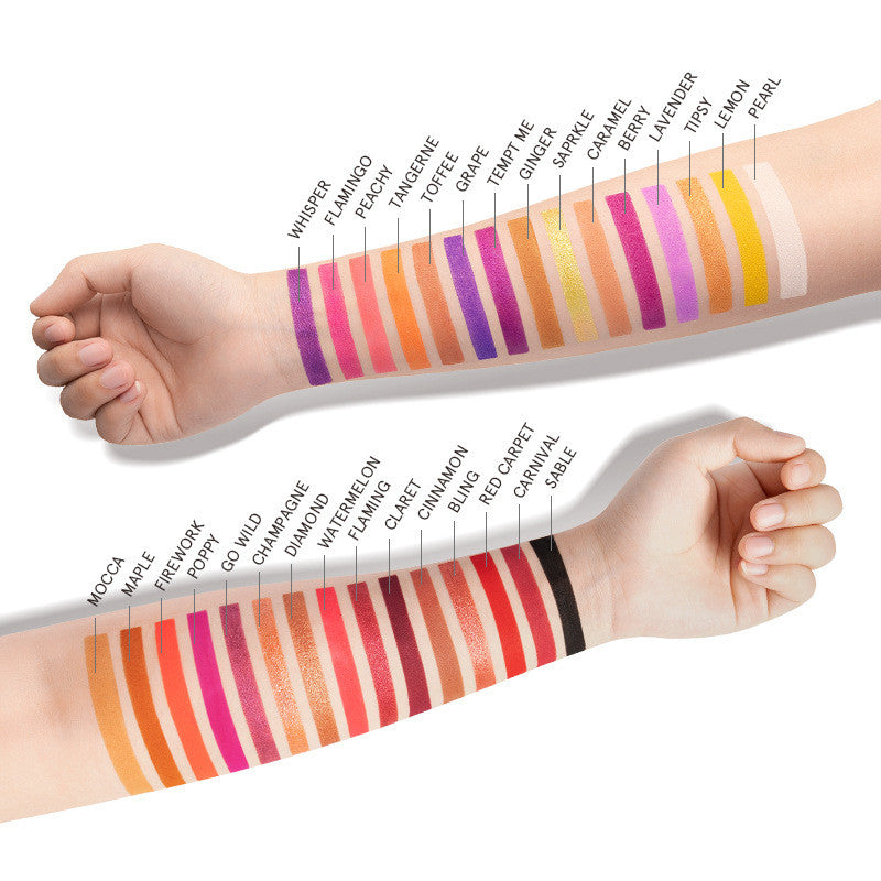 Colorful Matte & Pearlescent Eyeshadow Palette Waterproof Long-Lasting Makeup Set