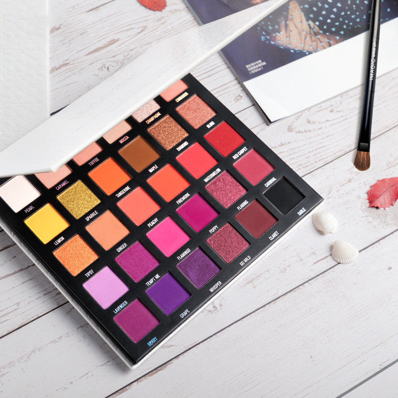 Colorful Matte & Pearlescent Eyeshadow Palette Waterproof Long-Lasting Makeup Set