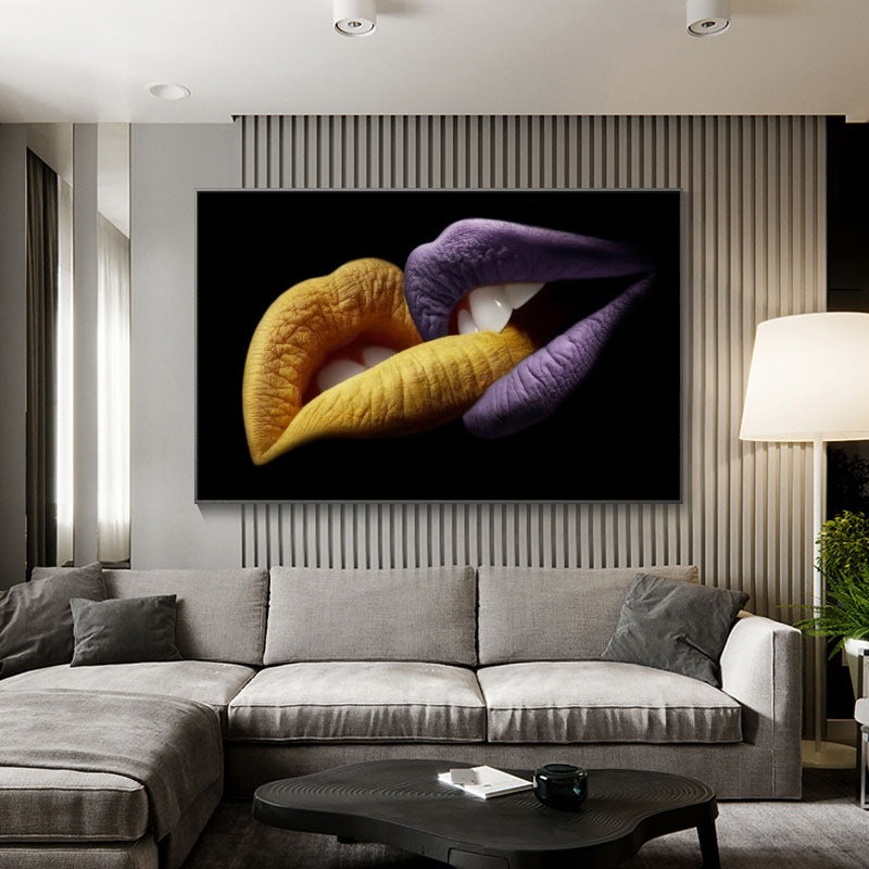 Living Room Bedroom Canvas Painting Wall Art - Modern Rectangular Decor