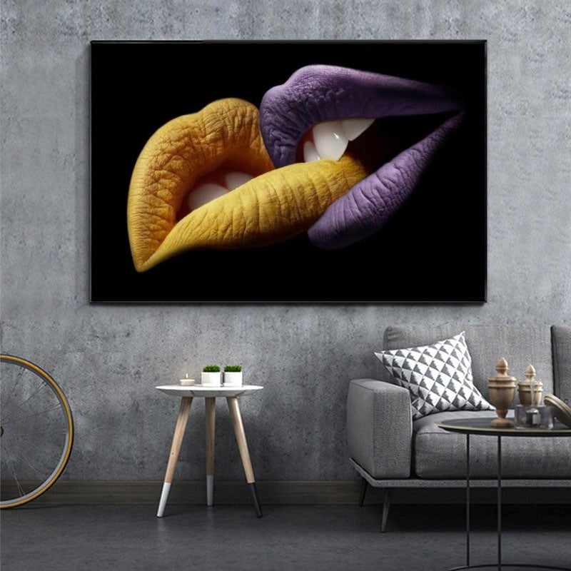 Living Room Bedroom Canvas Painting Wall Art - Modern Rectangular Decor